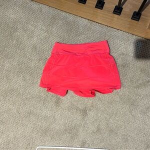 Lululemon Athletica Vibrant Pink Skort